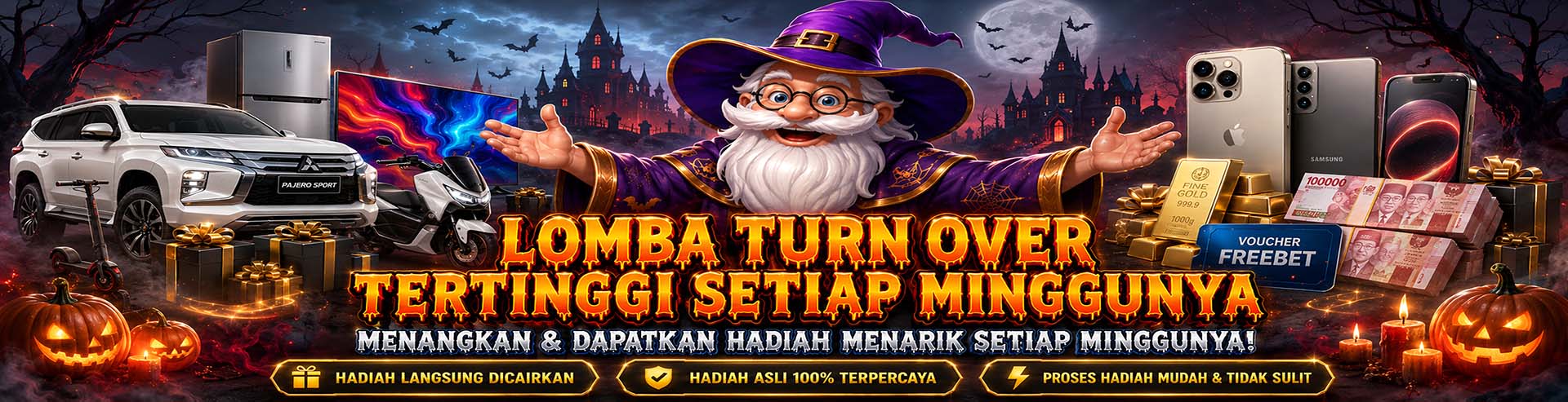 Lomba Turnover Setiap Minggu!